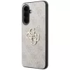 Guess Leather 4G Metal Logo Case Samsung Galaxy A57 5G, pinkki