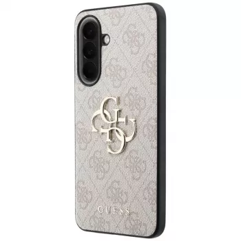 Guess Leather 4G Metal Logo Case Samsung Galaxy A57 5G, pinkki