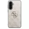 Guess Leather 4G Metal Logo Case Samsung Galaxy A57 5G, pinkki