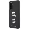 KARL LAGERFELD Protective Case Samsung Galaxy A57 5G, musta, Karl & Choupette Heads, pins & logo