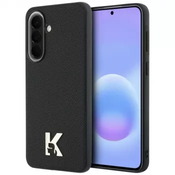 Karl Lagerfeld Karl Head Logo kotelo Samsung Galaxy A37 5G, musta