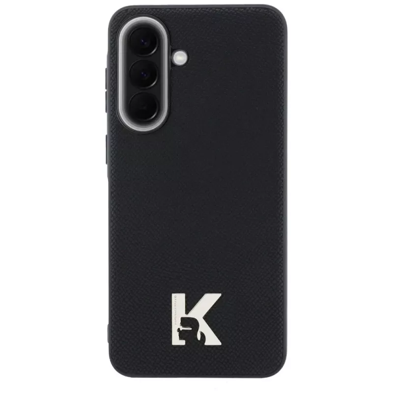 Karl Lagerfeld Karl Head Logo kotelo Samsung Galaxy A37 5G, musta