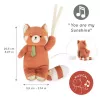 Kaloo Petit Songe punapanda musiikkipehmolelu 20 cm lahjarasi
