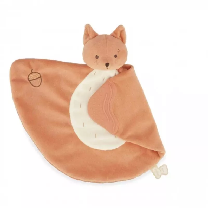 Kaloo Plume Grignoti orava unirätti silikonipurulelulla 23 cm