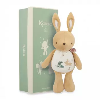 Kaloo Rustling Rabbit pehmolelu 28 cm lahjarasiassa Petites Chansons -kokoelma