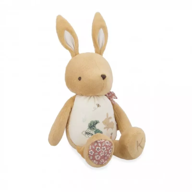 Kaloo Rustling Rabbit pehmolelu 28 cm lahjarasiassa Petites Chansons -kokoelma