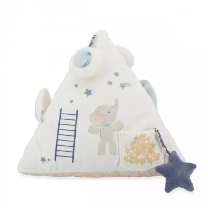 Kaloo Petites Chansons pehmeä pinottava lelu - sensorinen pyramidi