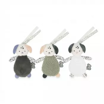 Kaloo Stimuli Puppies sensorinen Doudou-sarja - 3 osaa