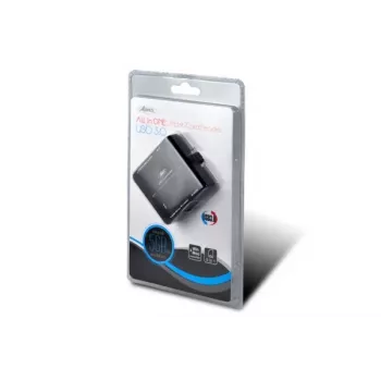 EXERTIS CONNECT USB 3.0 -kortinlukija kompakti kortinlukija muistikorteille ja SIM-korteille (730985)
