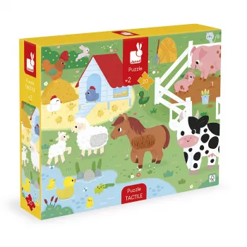 Janod Sensory Touch -palapeli Maatila 20 palaa 2+