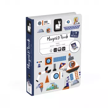 Janod Magnetibook Kosmos magneettinen oppimispeli - avaruusteema