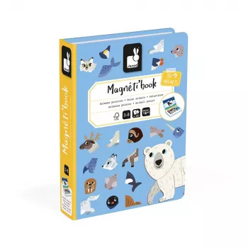 Janod Magnetibook Napaeläimet magneettinen oppimislelu