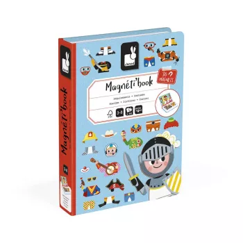 Janod Magnetibook Asut Poika magneettinen oppimislelu - 36 palaa