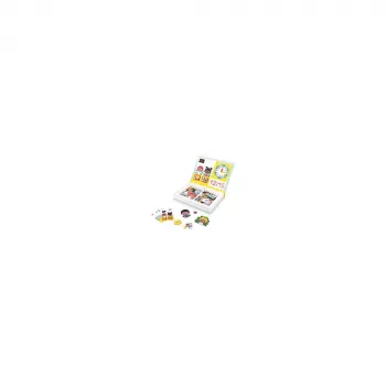 Janod Magnetibook Kellonajan opettelu magneettinen oppimispeli