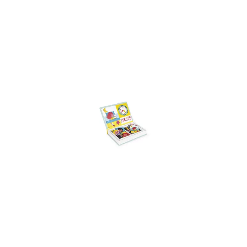 Janod Magnetibook Kellonajan opettelu magneettinen oppimispeli