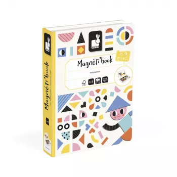 Janod Magnetibook Muodot magneettinen oppimislelu 43 palaa 10 korttia 3-vuotiaasta (vuoden 2026 painos)