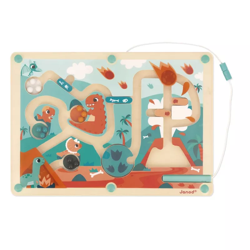 Janod Magnetic Labyrinth Dinosaurs 2+