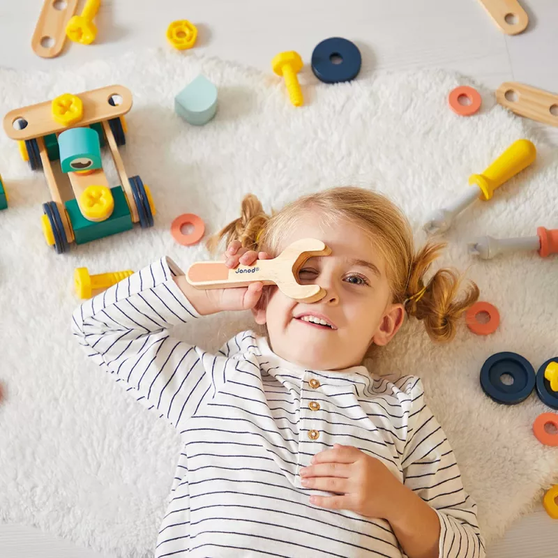Janod Brico'kids 100-osainen rakennussarja 3+