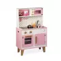 Janod Candy Chic suuri puinen leikkikeittiö ja ääni