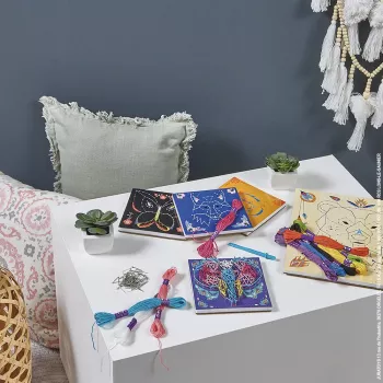 Janod 3D String Art Animals luova askartelusetti
