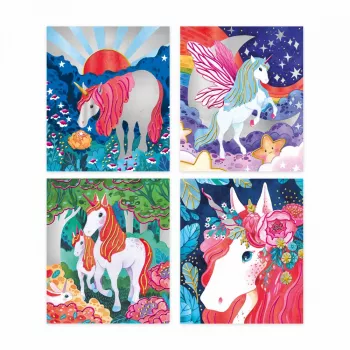 Janod Unicorns helmi- ja 3D-maalisetti