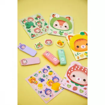 Janod kirjoitussetti 12 osaa Fruit Sweeties 6+