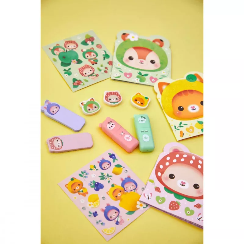 Janod kirjoitussetti 12 osaa Fruit Sweeties 6+