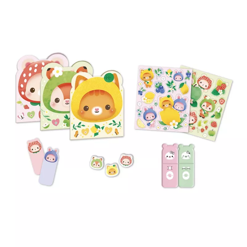 Janod kirjoitussetti 12 osaa Fruit Sweeties 6+