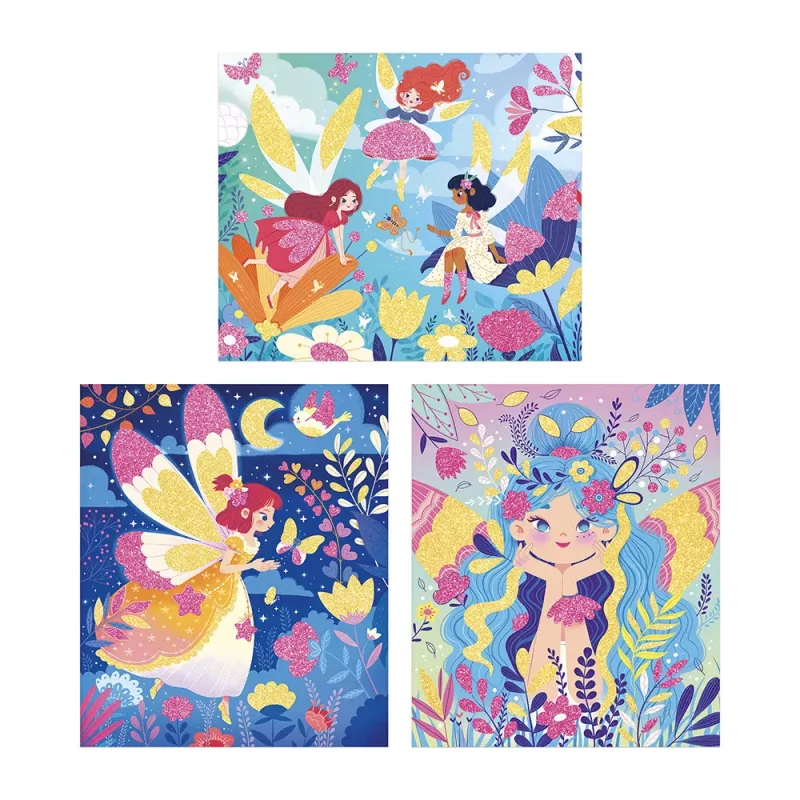 Janod Glitter Fairy luova setti lapsille 6+