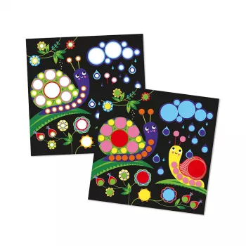 Janod My Arts & Crafts pyöreät tarrat luova monivärinen setti