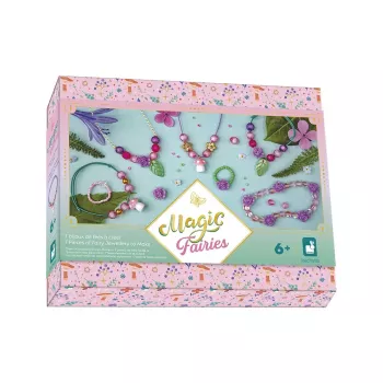 Janod Magic Fairies -luova korujen valmistussetti säilytyslaatikolla, 6+