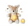 Cloud B Love Light Buddies Finley Fawn rauhoittava pehmolelu yövalolla ja äänikoneella