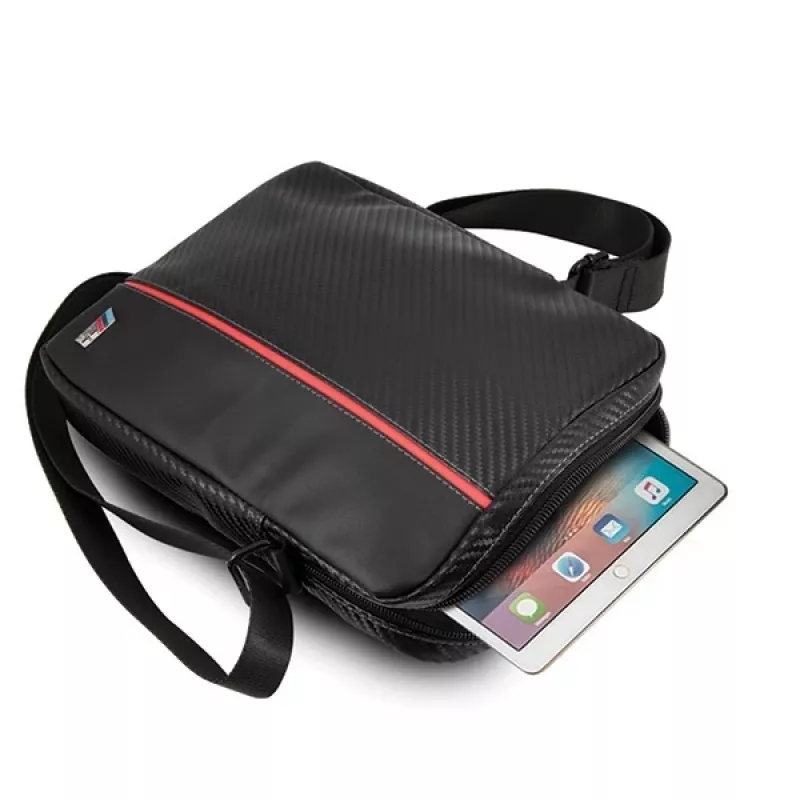 BMW tablettisuoja 8 tuumaa Carbon Red Stripe, musta