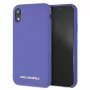Karl Lagerfeld KLHCI61SLVOG silikoninen kovakotelo Apple iPhone Xr - violetti