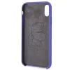 Karl Lagerfeld KLHCI61SLVOG silikoninen kovakotelo Apple iPhone Xr - violetti