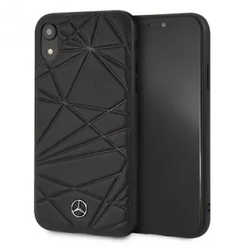 Mercedes-Benz MEPERHCI61QGLBK iPhone XR musta kovakotelo Twister
