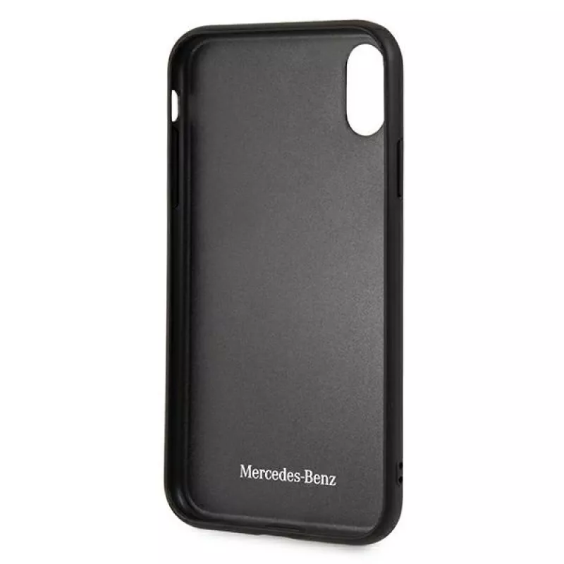 Mercedes-Benz MEPERHCI61QGLBK iPhone XR musta kovakotelo Twister