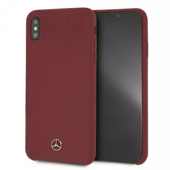 Mercedes-Benz MEHCI65SILRE silikoninen kovakotelo Apple iPhone Xs Max, punainen