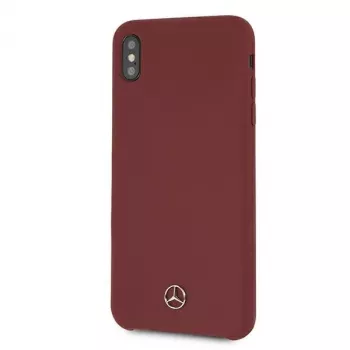 Mercedes-Benz MEHCI65SILRE silikoninen kovakotelo Apple iPhone Xs Max, punainen