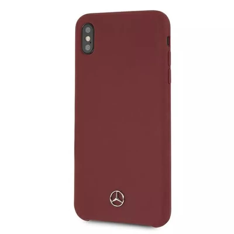 Mercedes-Benz MEHCI65SILRE silikoninen kovakotelo Apple iPhone Xs Max, punainen