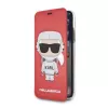 Karl Lagerfeld KLFLBKPXKSCORE iPhone X/XS kirjakotelo Red Karl Space Cosmonaut