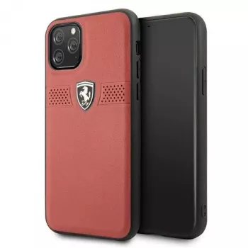 Ferrari Off Track nahkainen kovakotelo Apple iPhone 11 Pro - punainen