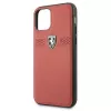 Ferrari Off Track nahkainen kovakotelo Apple iPhone 11 Pro - punainen