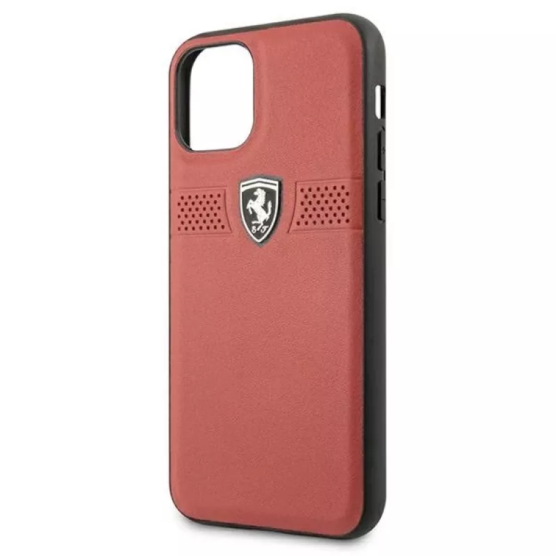 Ferrari Off Track nahkainen kovakotelo Apple iPhone 11 Pro - punainen