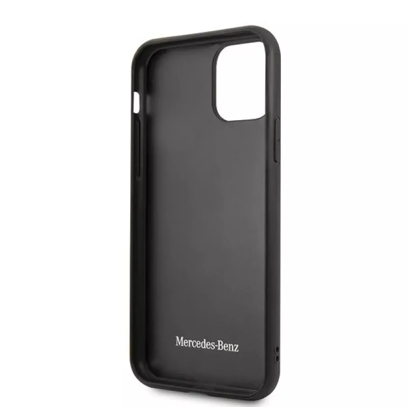 Mercedes-Benz Wood Line Rosewood kovakotelo Apple iPhone 11 Pro Max - ruskea