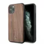 Mercedes-Benz Wood Line Walnut kovakotelo Apple iPhone 11 Pro Max - ruskea