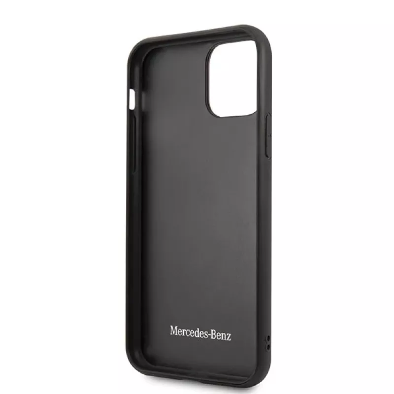 Mercedes-Benz Wood Line Walnut kovakotelo Apple iPhone 11 Pro Max - ruskea