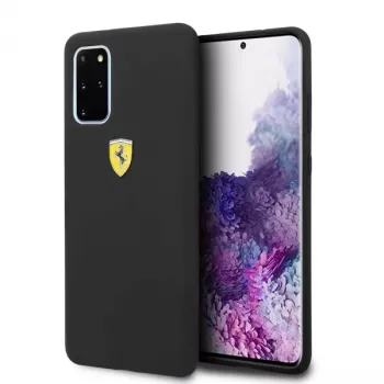 Ferrari Hardcase FESSIHCS67BK silikoninen takakotelo Samsung Galaxy S20+ (G985) - musta