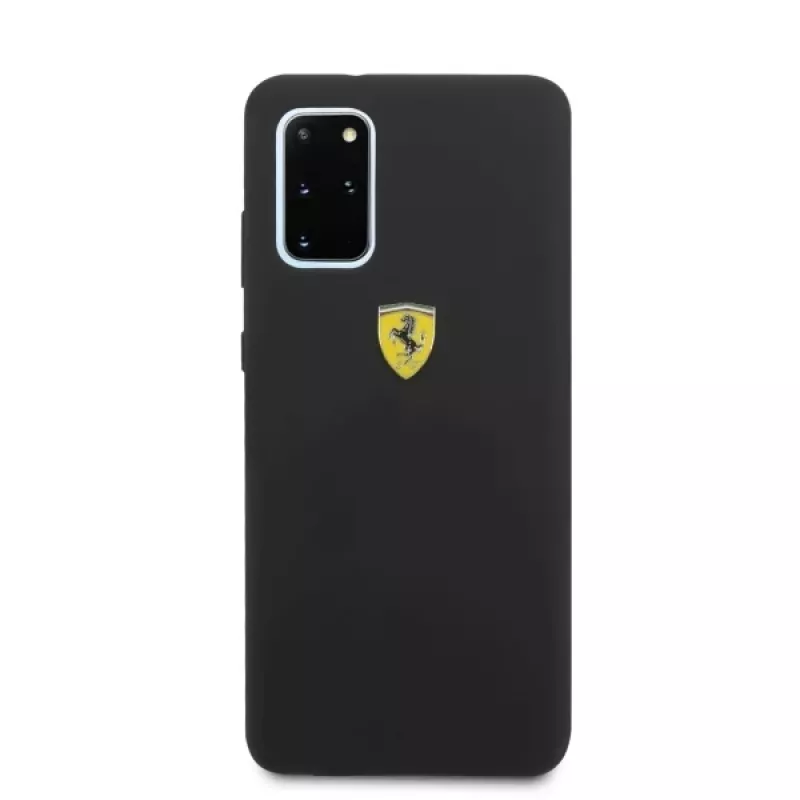 Ferrari Hardcase FESSIHCS67BK silikoninen takakotelo Samsung Galaxy S20+ (G985) - musta