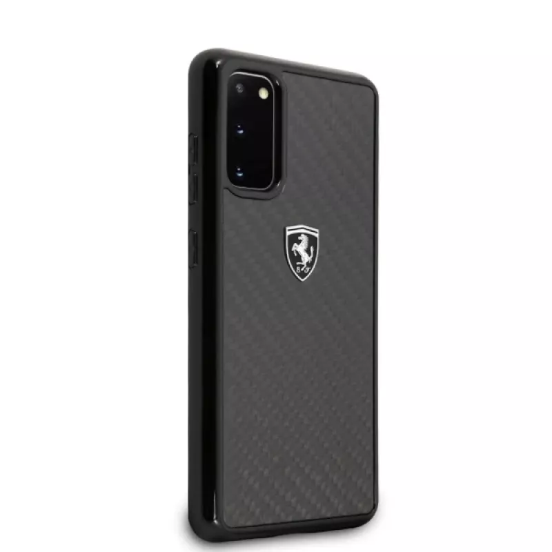 Ferrari suojakotelo FEHCAHCS62BK S20 G980 musta Carbon Heritage